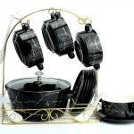 Soup Set With Golden Stand Smart Shape