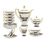 European 15 Pieces Tea Set Bone China
