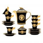 Versace 15 Pieces Tea Set Bone China Cups and Saucers