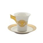 Versace 15 Pieces Tea Set Bone China Cups and Saucers - Image 3