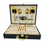 Cutlery Set 52Pcs 12 Person Serving Full Gold