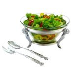 Salad Bowl Set With Salad Servers