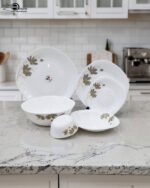 Floral Elegance Opal Dinner Set