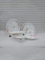 "Blossom Breeze" 26-Piece Opalware Dinner Set Graceful. Elegant. Timeless. - Image 5