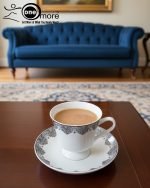 12-Piece Timeless Luxury Lace-Patterned Cup & Saucer Set