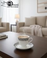 12-Piece Timeless Luxury Lace-Patterned Cup & Saucer Set