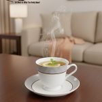 12-Piece Timeless Luxury Lace-Patterned Cup & Saucer Set