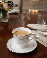 12-Piece Timeless Luxury Lace-Patterned Cup & Saucer Set