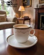 Elegant 12-Piece Cup and Saucer Set