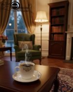 Elegant 12-Piece Cup and Saucer Set