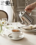 Elegant 12-Piece Cup and Saucer Set