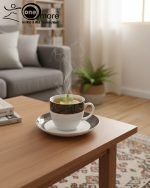 Elegant 12-Piece Cup and Saucer Set