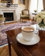 Elegant 12-Piece Cup and Saucer Set