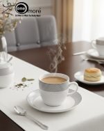 Elegant 12-Piece Cup and Saucer Set
