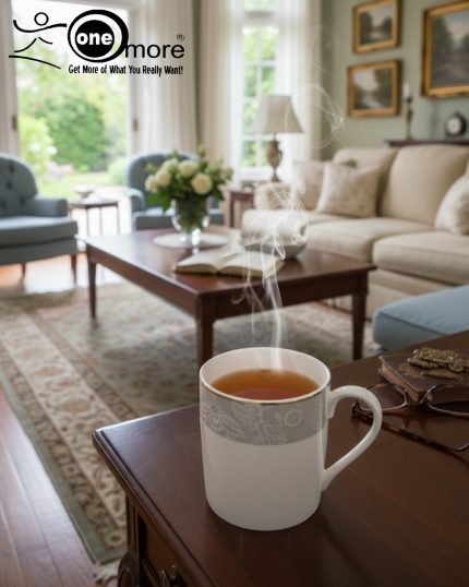 Elegant Porcelain Tea Mug Set