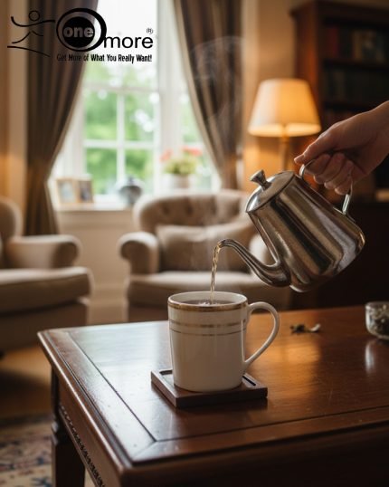 Elegant Porcelain Tea Mug Set