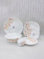 Elegant Floral Dinnerware Set – 26 Pieces Description: - Image 5