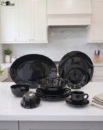Luxury Black Dinnerware Set