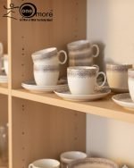 Elegant 12-Piece Cup and Saucer Set