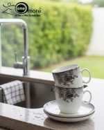 Elegant 12-Piece Cup and Saucer Set