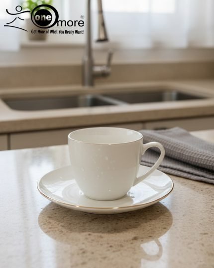 Rim Cup and Saucer Set