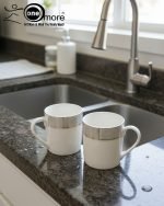 Elegant Porcelain Tea Mug Set