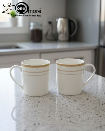 Elegant Porcelain Tea Mug Set