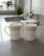 Elegant Porcelain Tea Mug Set