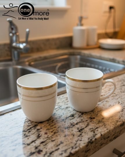 Elegant 6-Piece Porcelain Mug Set