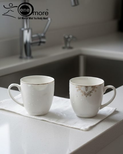 Elegant 6-Piece Porcelain Mug Set