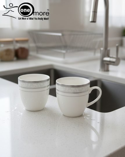 Elegant 6-Piece Porcelain Mug Set