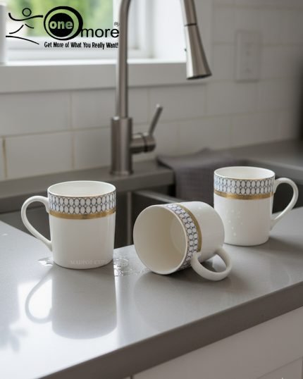 Elegant 6-Piece Porcelain Mug Set