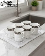 Luxurious 6-Piece Super Bone Mug Set