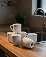 Luxurious 6-Piece Super Bone Mug Set