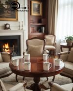 Elegant Porcelain Tea Mug Set