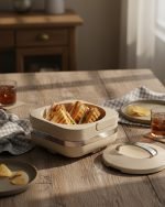 Minimalist Dining Setup with Elegant Food Warmer - Image 4