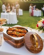Minimalist Dining Setup with Elegant Food Warmer - Image 6