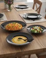 Luxury Black Dinnerware Set
