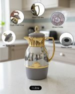 Royal Elegance Series – 1 Litre Thermal Flask with Glass Liner - Image 7