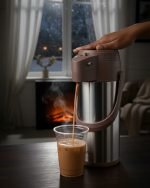 Premium 1.9L Stainless Steel Airpot Thermal Flask – Pump Action Vacuum Jug for Tea, Coffee & Water (Available in Green, Grey, Brown) - Image 5