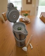 Premium 1.9L Stainless Steel Airpot Thermal Flask – Pump Action Vacuum Jug for Tea, Coffee & Water (Available in Green, Grey, Brown) - Image 3