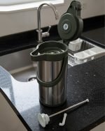 Premium 1.9L Stainless Steel Airpot Thermal Flask – Pump Action Vacuum Jug for Tea, Coffee & Water (Available in Green, Grey, Brown) - Image 8