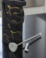 Luxury Marble Series Airpot Thermos – 1.9 Liter Vacuum Flask with Glass Liner & Pump Action (White, Grey, Coffee) - Image 2