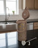 Luxury Marble Series Airpot Thermos – 1.9 Liter Vacuum Flask with Glass Liner & Pump Action (White, Grey, Coffee) - Image 9