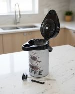 DayDays 3-Liter Premium Airpot Thermos Flask – Glass Lined Vacuum Pump Dispenser with Rotating Base (Available in Coffee, Black & Dark Brown) - Image 2