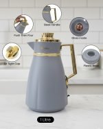 Premium 1 Litre Insulated Flask – Elegant Design with Glass Lining New Style - Image 7
