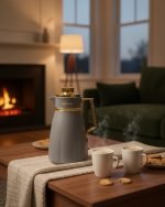 Premium 1 Litre Insulated Flask – Elegant Design with Glass Lining New Style - Image 8