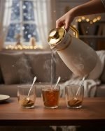 Premium 1 Litre Insulated Flask – Elegant Design with Glass Lining New Style - Image 6