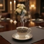 Evening Elegance with Coffee