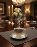 Evening Elegance with Coffee